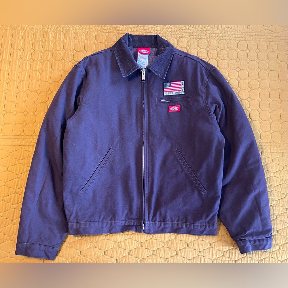 Vintage Dickies Blanket-Lined Canvas Jacket “Dark Brown” Men’s Medium